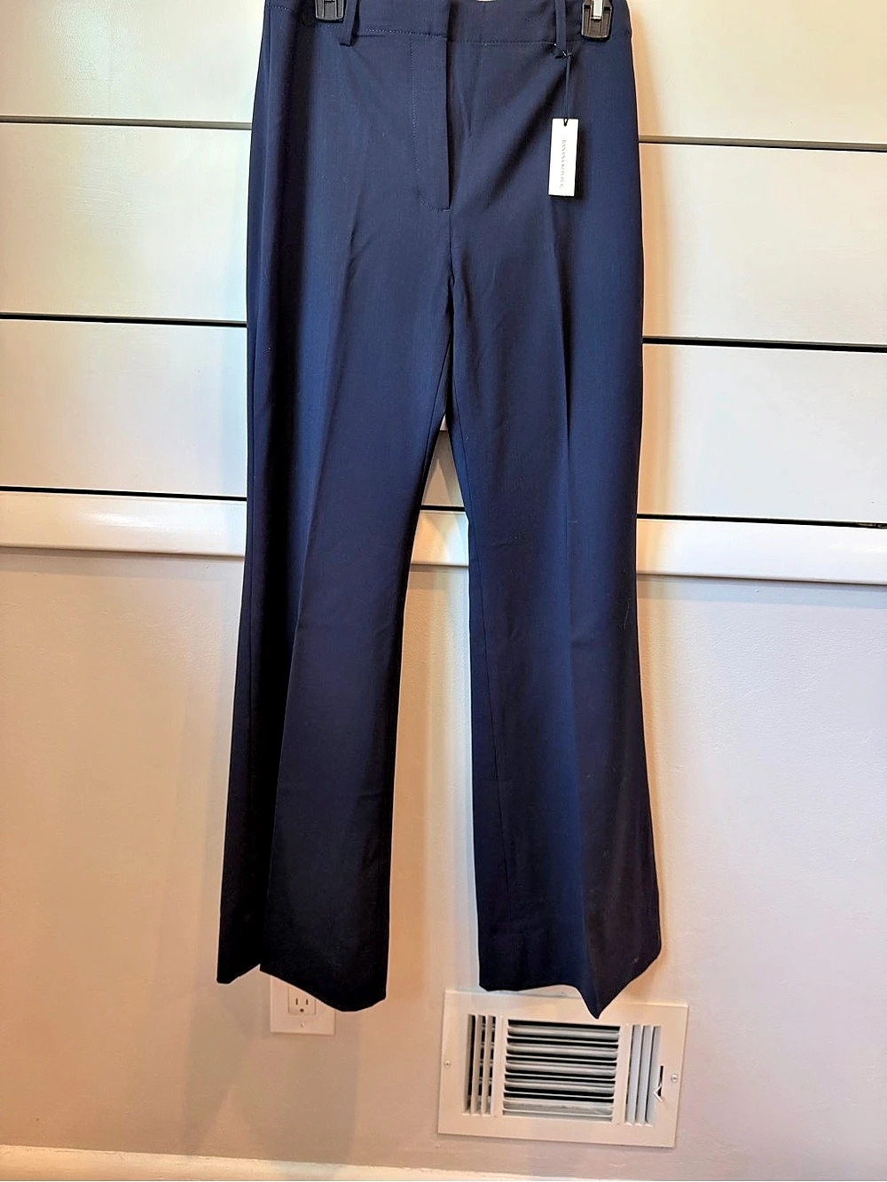 Banana Republic High-Rise Modern Flare City Stretch Pant Pants Blue Size 6